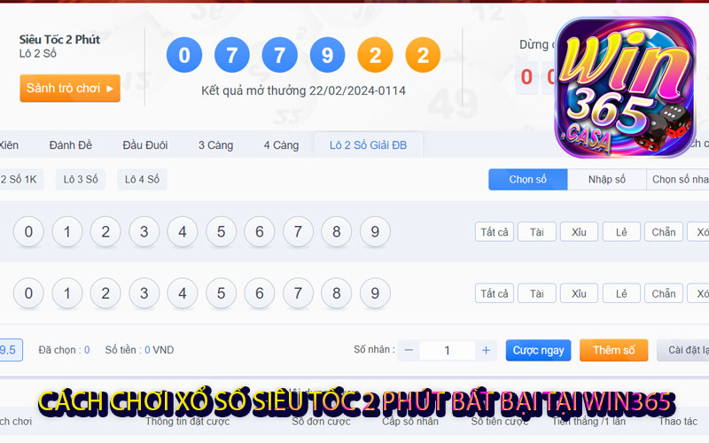 Xổ số siêu tốc 2 phút